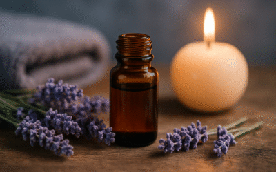 Aromaterapia z olejkiem lawendowym na spokojny sen